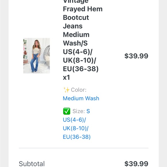 Stylish Blue Denim Jeans - Picture 2 of 2